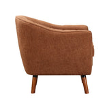 Cutler Rust-Hued Accent Chair