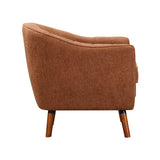 Cutler Rust-Hued Accent Chair