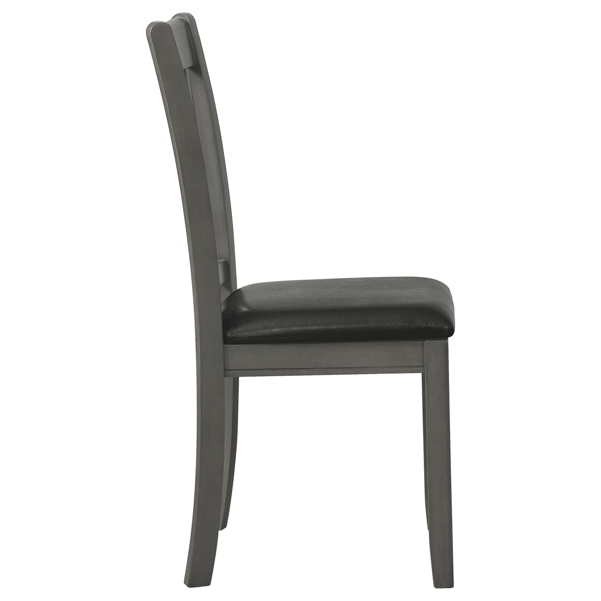 Lavon Padded Dining Side Chairs Espresso And Medium Grey (Set Of 2)