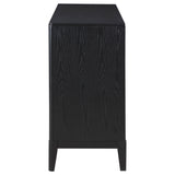 Brookmead 4-door Sideboard Buffet Storage Cabinet Black