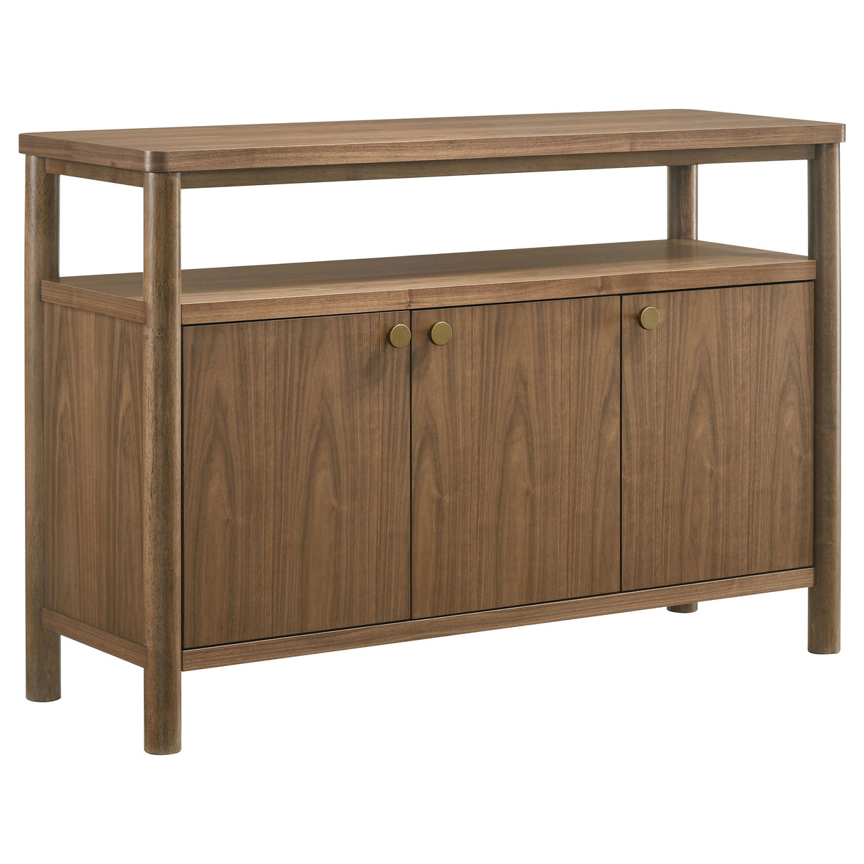 Biltmore Walnut 52-Inch Dining Cabinet Sideboard Buffet