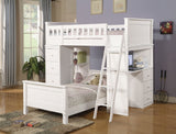 Willoughby White Finish Twin Bed