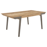 Nogales Wooden Dining Table Acacia And Coastal Grey