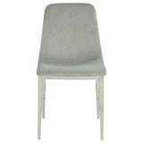 Irene Light Grey Upholstered Dining Side Chair (Set Of 4)