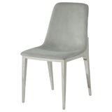 Irene Light Grey Upholstered Dining Side Chair (Set Of 4)