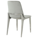 Irene Light Grey Upholstered Dining Side Chair (Set Of 4)