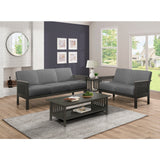 Lewiston Gray Love Seat