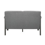 Lewiston Gray Love Seat