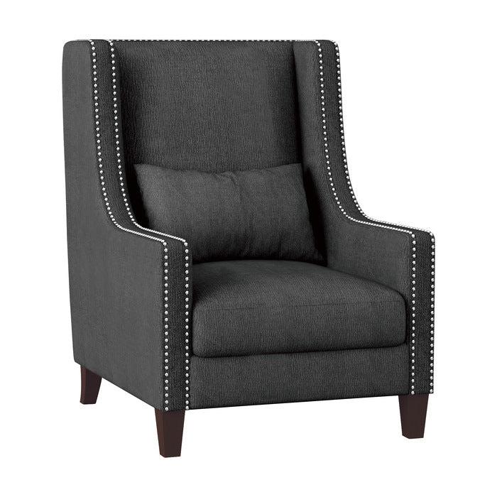 Keller Dark Gray Accent Chair