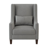 Keller Gray Accent Chair