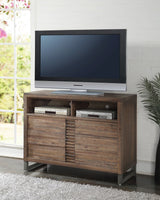 Acme Andria Platform Bedroom Set in Reclaimed Oak