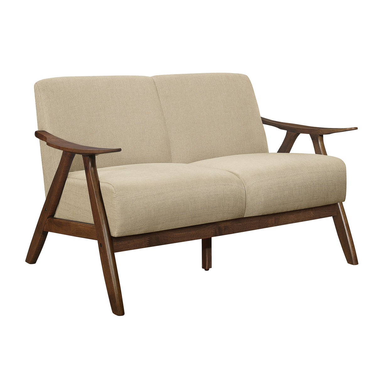 Damala Brown Love Seat