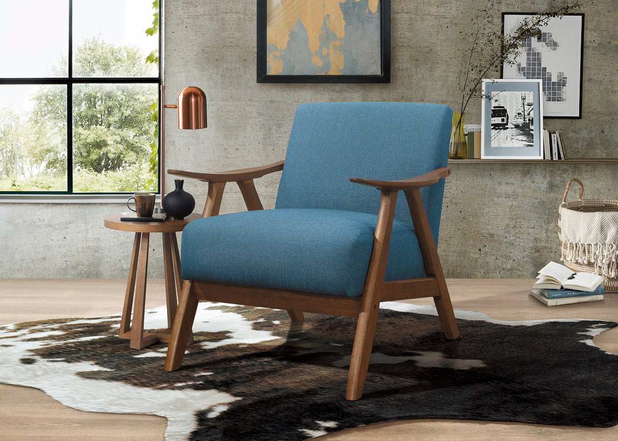 Damala Blue Accent Chair