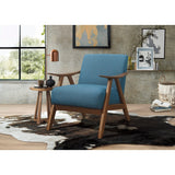 Damala Blue Accent Chair