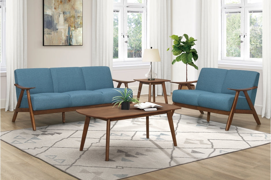 Damala Blue Living Room Set