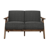 Damala Dark Gray Love Seat