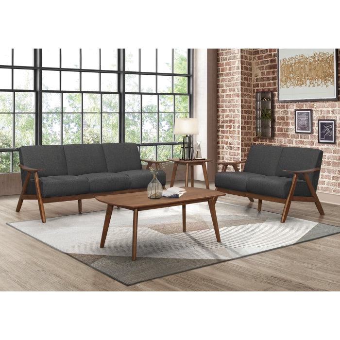 Damala Dark Gray Love Seat