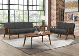 Damala Dark Gray Love Seat