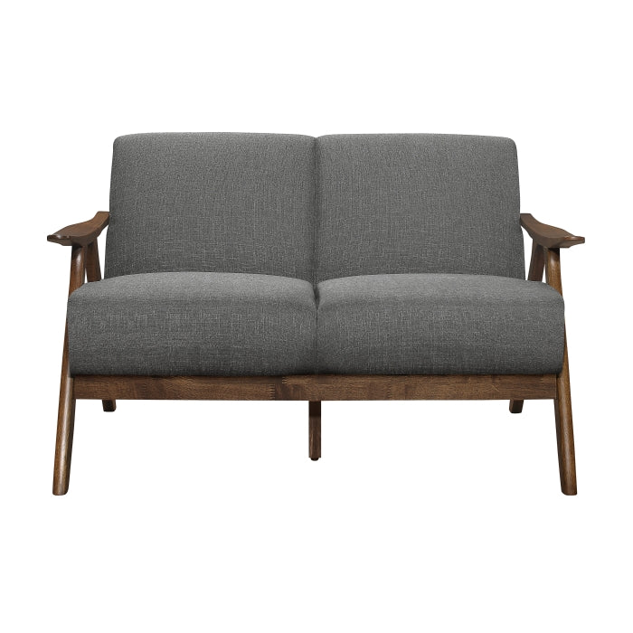 Damala Gray Love Seat