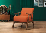 Damala Orange Accent Chair