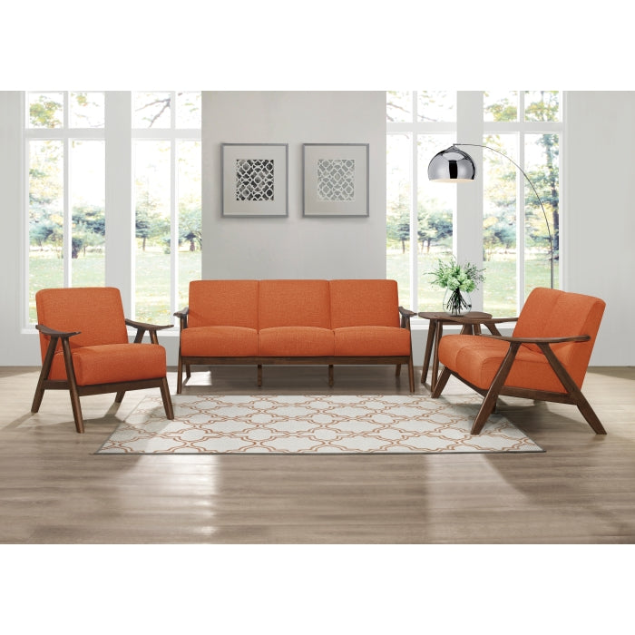 Damala Orange Accent Chair