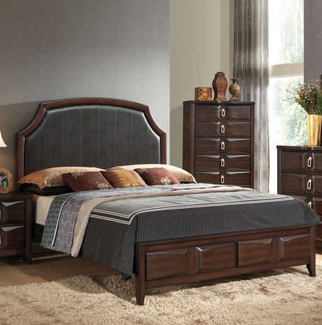 Acme Lancaster Platform Bedroom Set in Espresso