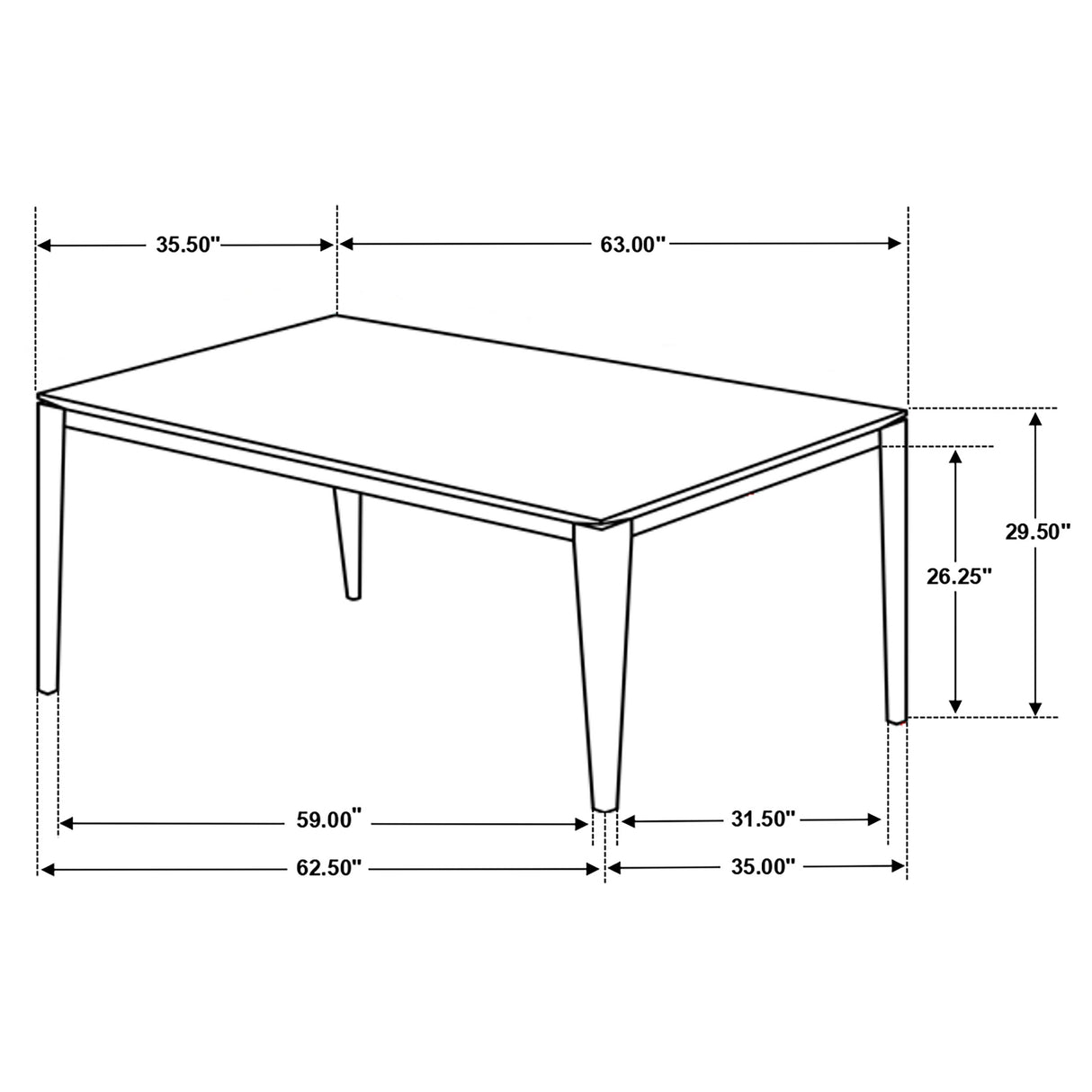 Stevie Black 5-Piece Rectangular Dining Table Set Grey And