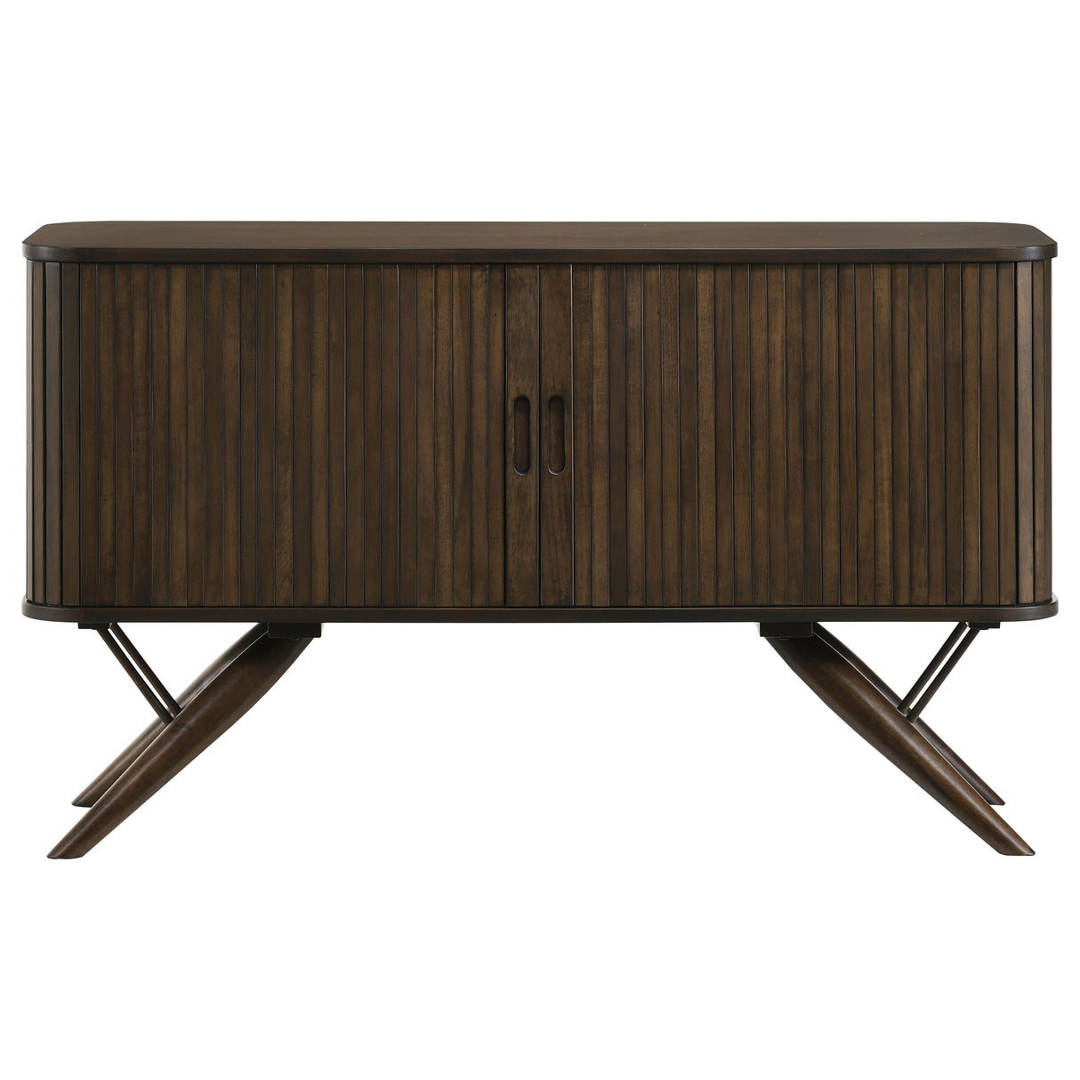 Wes 2-Door Rectangular Server Dark Walnut