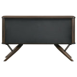 Wes 2-Door Rectangular Server Dark Walnut