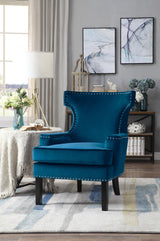 Lapis Blue Accent Chair