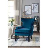 Lapis Blue Accent Chair