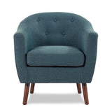 Lucille Blue Accent Chair