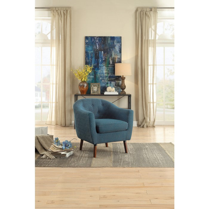 Lucille Blue Accent Chair