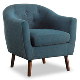 Lucille Blue Accent Chair