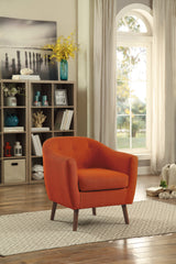 Lucille Orange Accent Chair