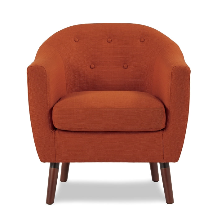 Lucille Orange Accent Chair