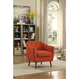 Lucille Orange Accent Chair