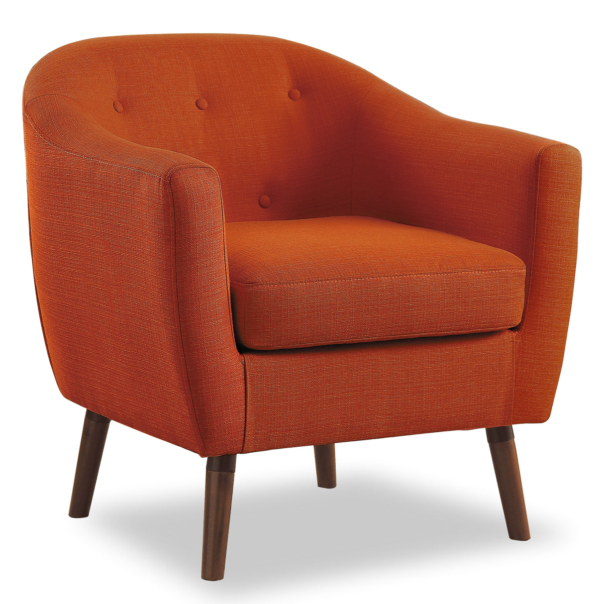 Lucille Orange Accent Chair