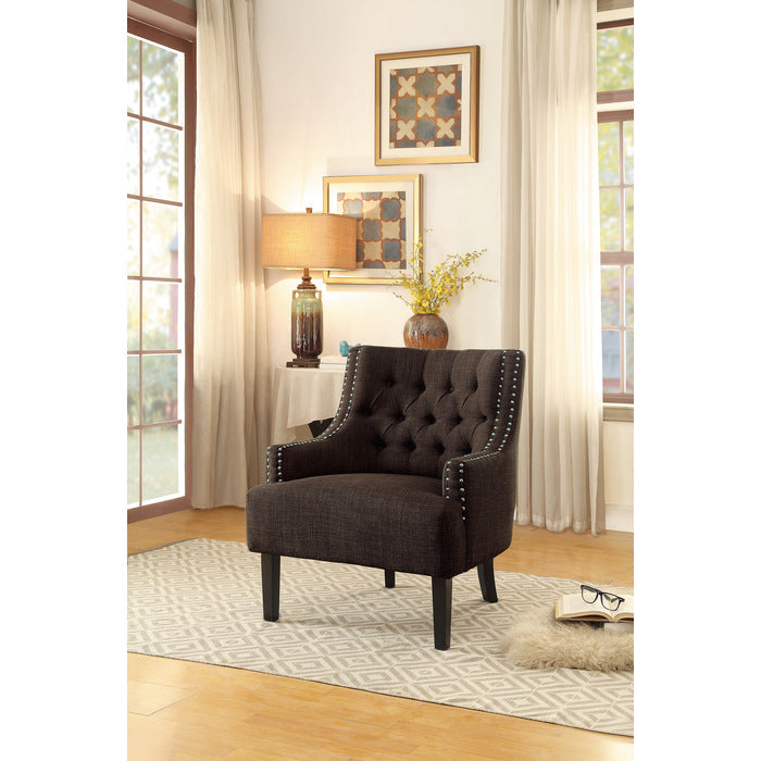 Charisma Chocolate Accent Chair