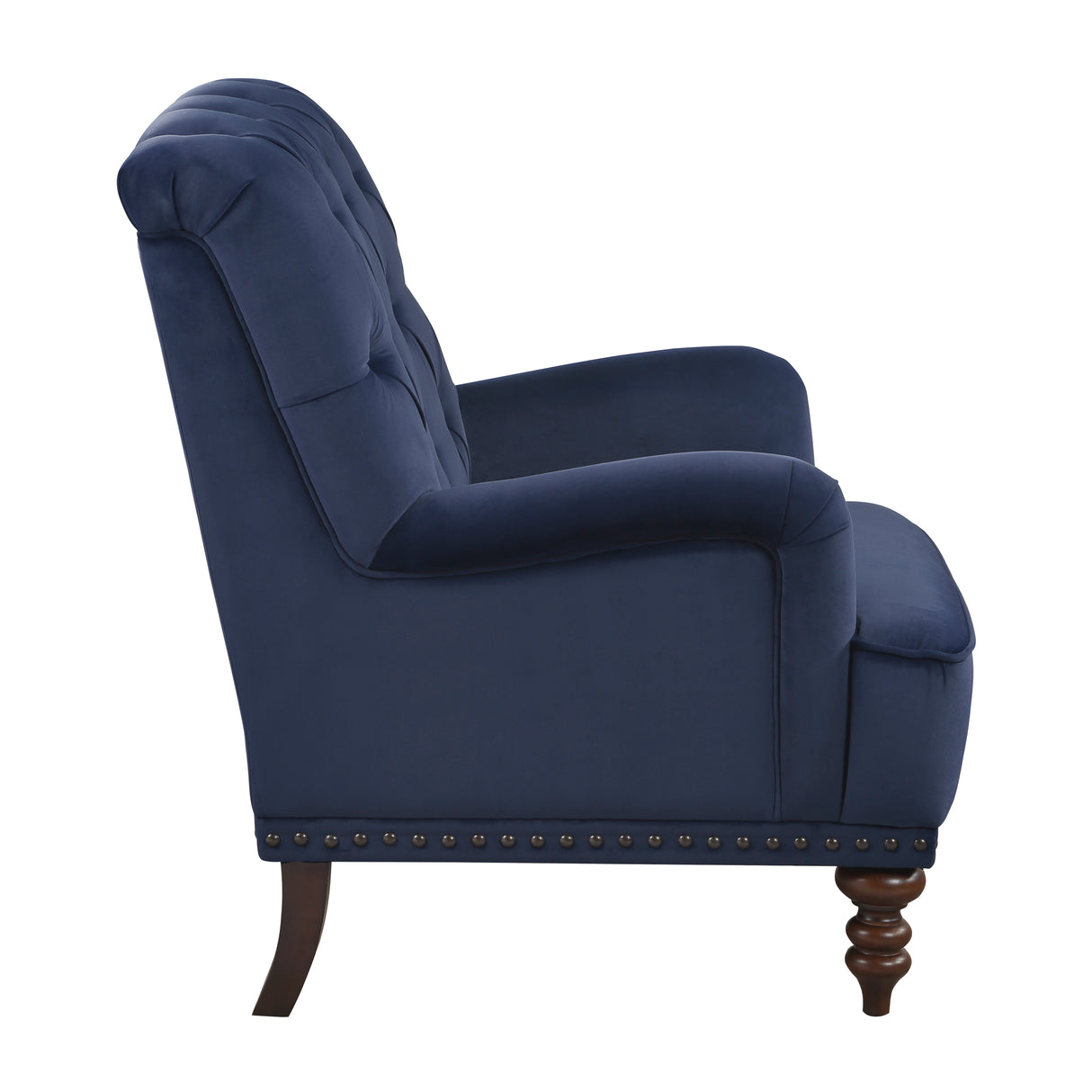 Holland Park Dark Blue Accent Chair