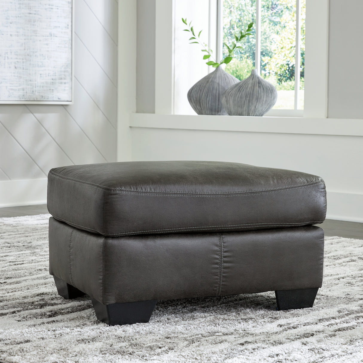 Bladen Slate Ottoman