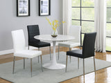 Matson Upholstered Dining Chairs White (Set Of 4)