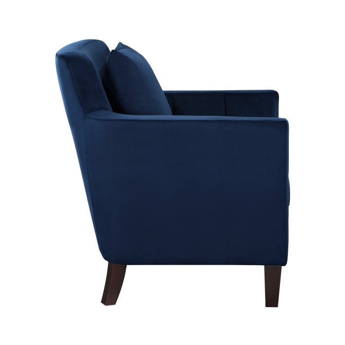 Adore Navy Blue Accent Chair