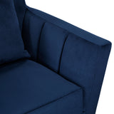 Adore Navy Blue Accent Chair