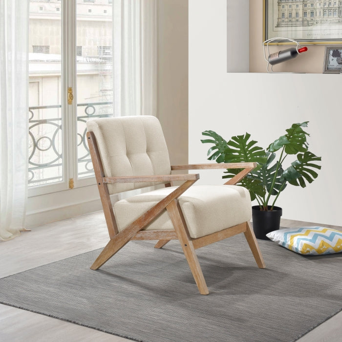 Ollen Sand-Hued Accent Chair