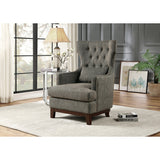 Adriano Brown-Gray Accent Chair