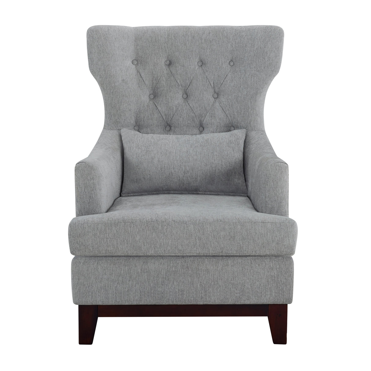 Adriano Gray Accent Chair