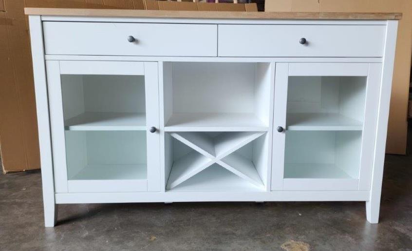 Hollis 2-door Dining Sideboard Buffet Storage Cabinet White