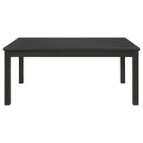 Marbrisa Matte Black 5-Piece Rectangular Dining Table Set