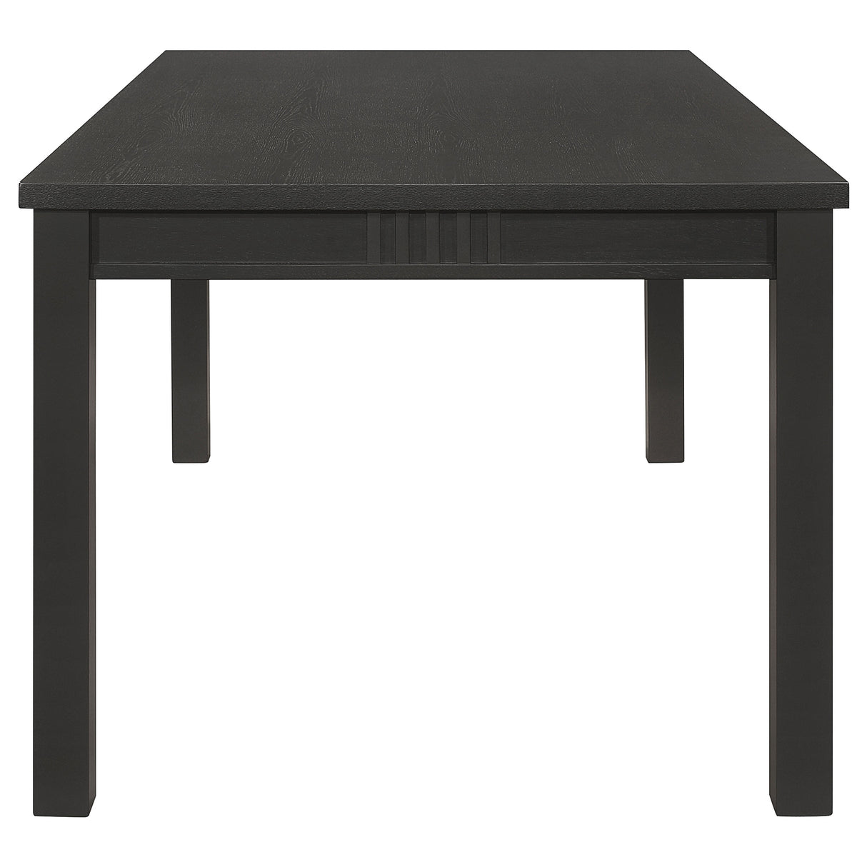 Marbrisa Matte Black 5-Piece Rectangular Dining Table Set